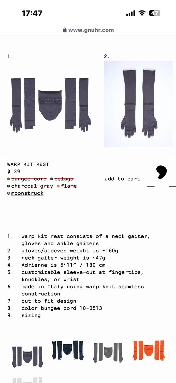 Gnuhr 누어 warp kit black 상품이미지5