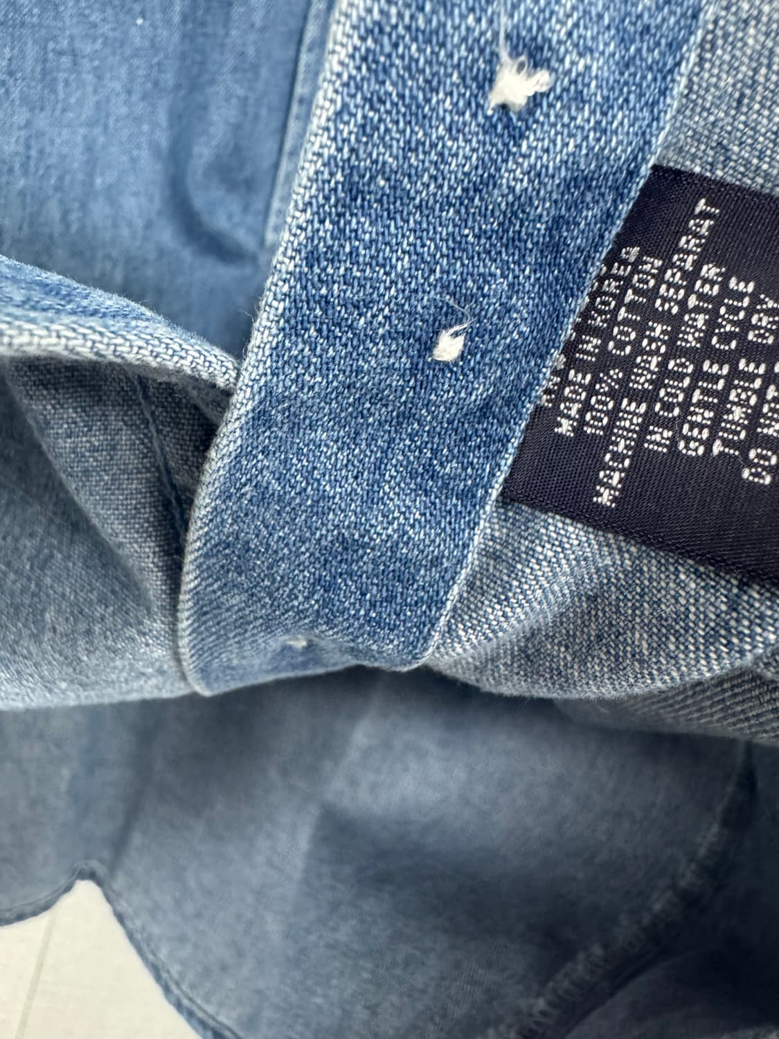 폴로 랄프로렌 데님 반팔 셔츠 상품이미지5