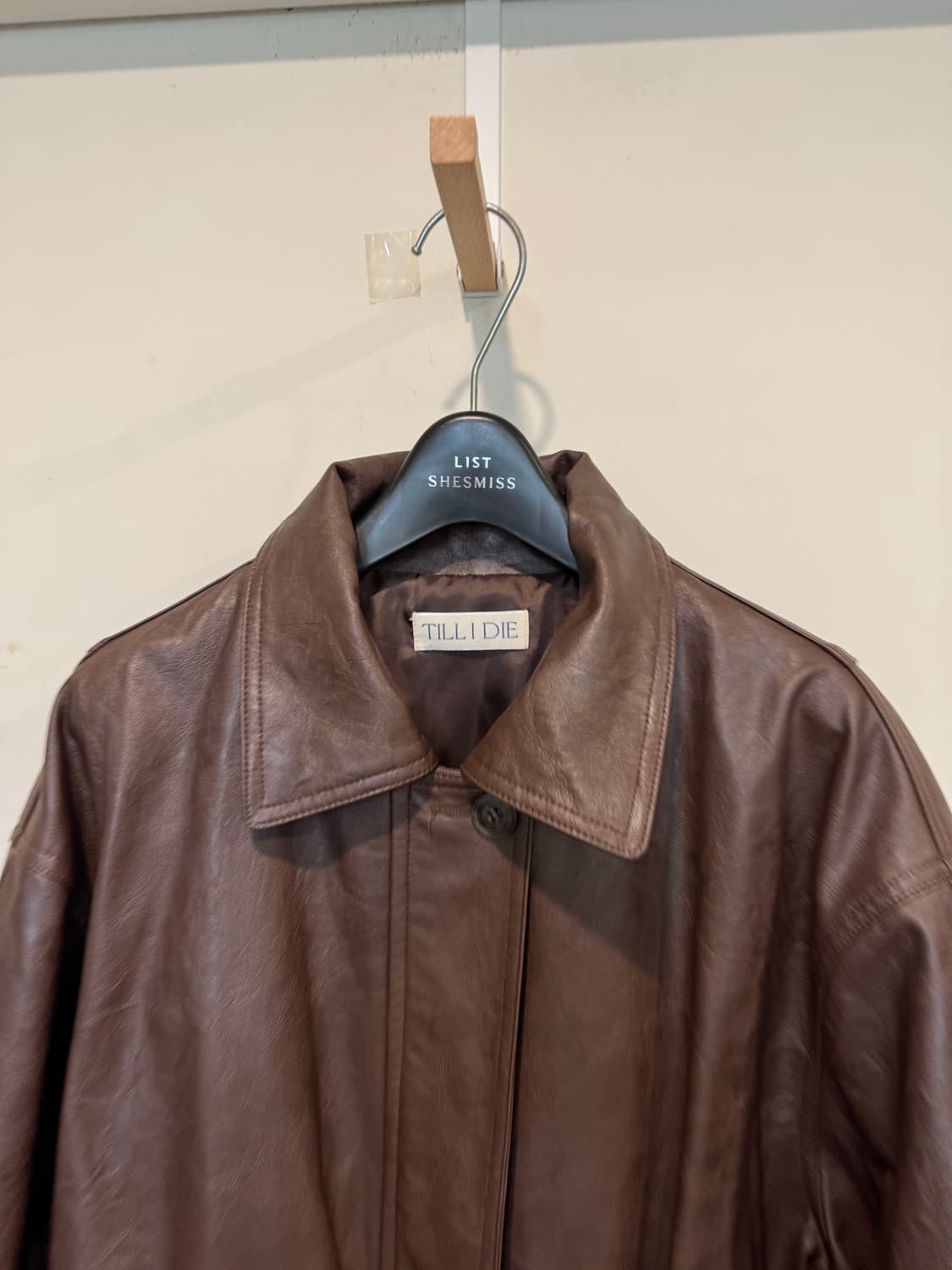 Till i die 틸아이다이 레더 자켓 상품이미지5