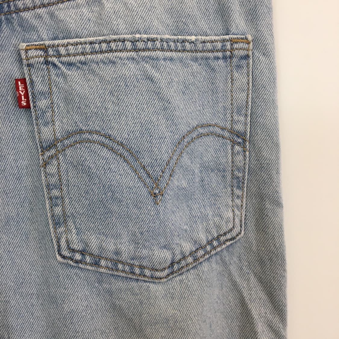 리바이스 하이루즈 프리미엄 연청데님진 26 인치  상품이미지4