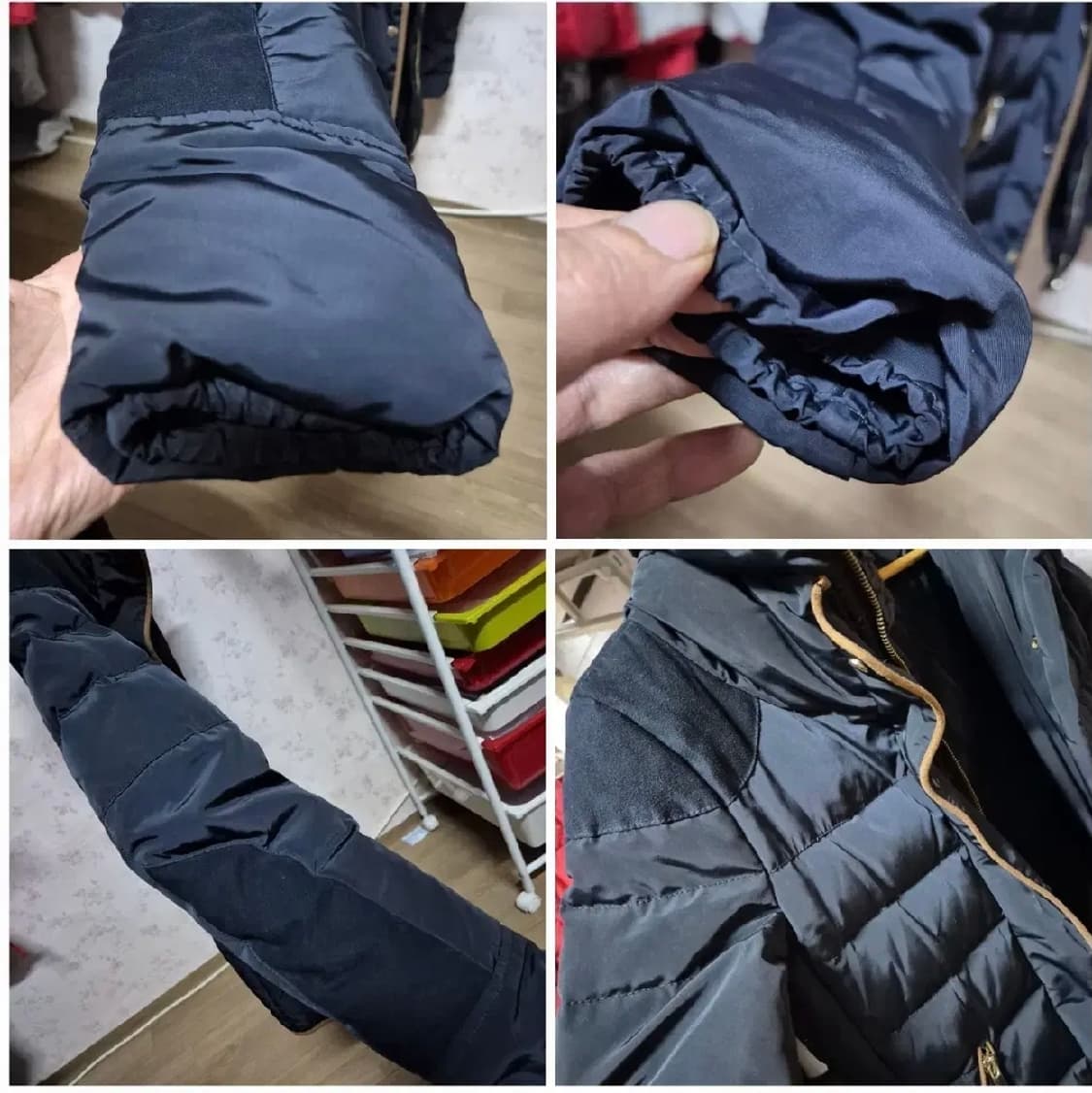 정품 zooc 주크 오리털 덕다운 후드 55 내장기능 경량패딩 상품이미지5