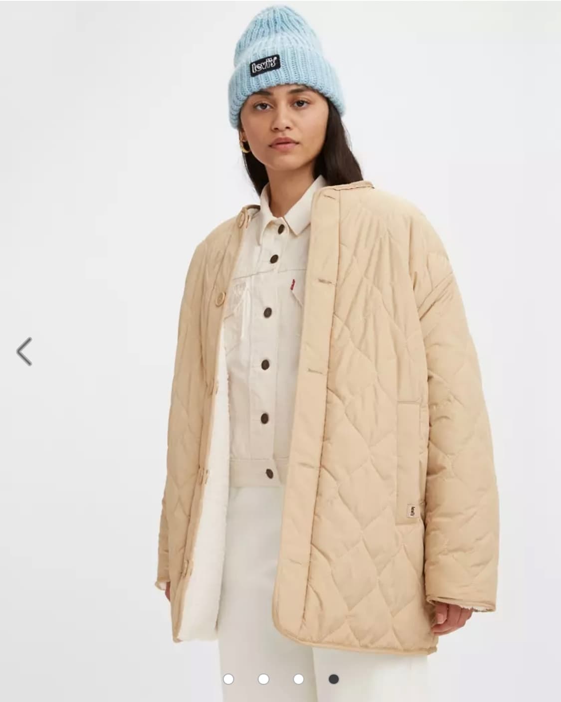 US공홈구입가능 LEVIS 오버싸이즈 리버시블 쉐르파 자켓 상품이미지8