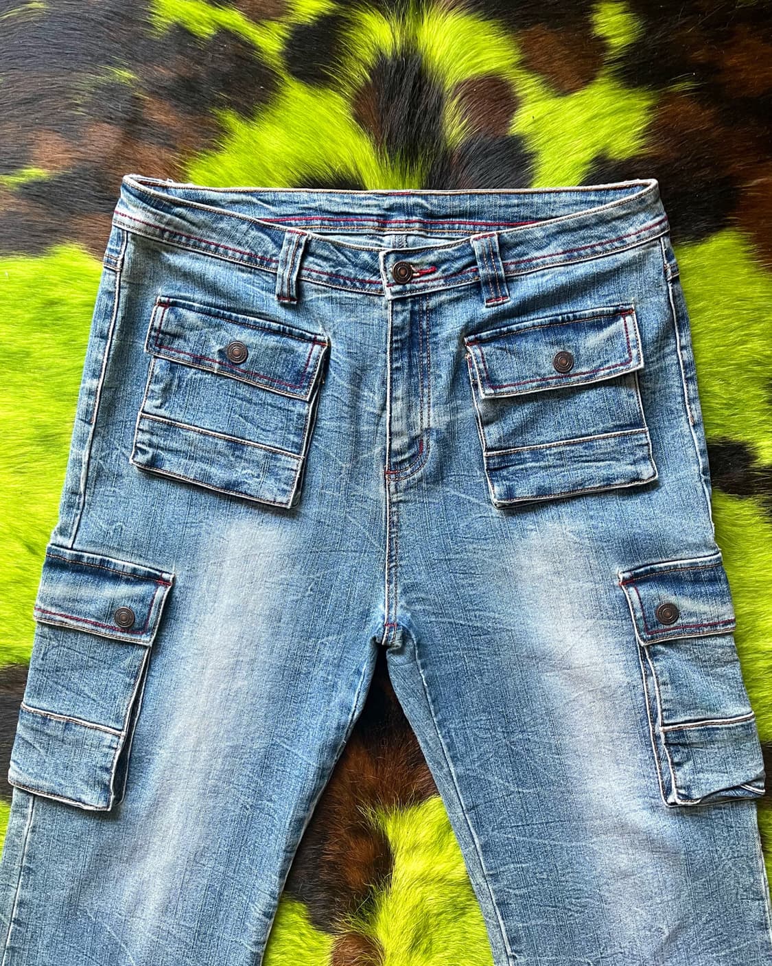 90-00s JPN Vintage Boots-Cut Cargo Denim 상품이미지5