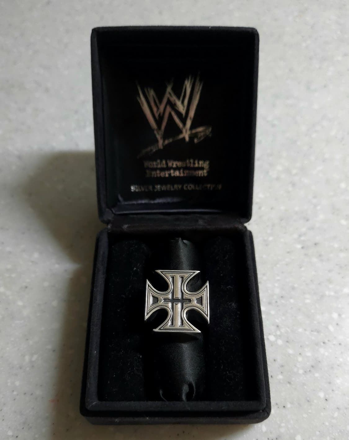 국내 단 한점 WWE 트리플H 아이언크로스 실버링 한정판/크롬하츠 상품이미지2