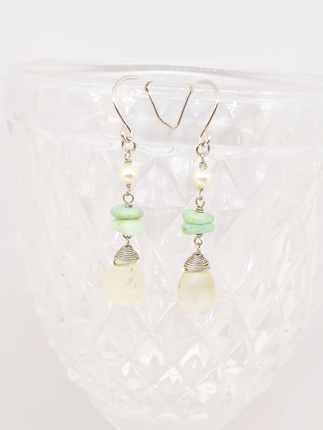 프레나이트&크리소프레이즈 귀걸이 상품이미지1