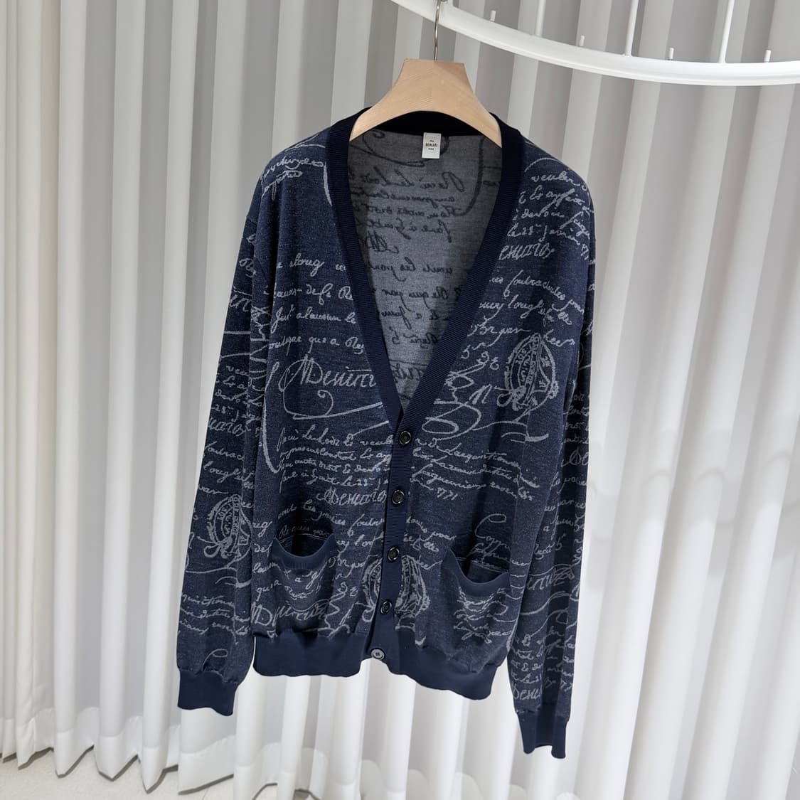 (S급/3XL) / 벨루티 린넨 울 시크리토 가디건 자켓 상품이미지2