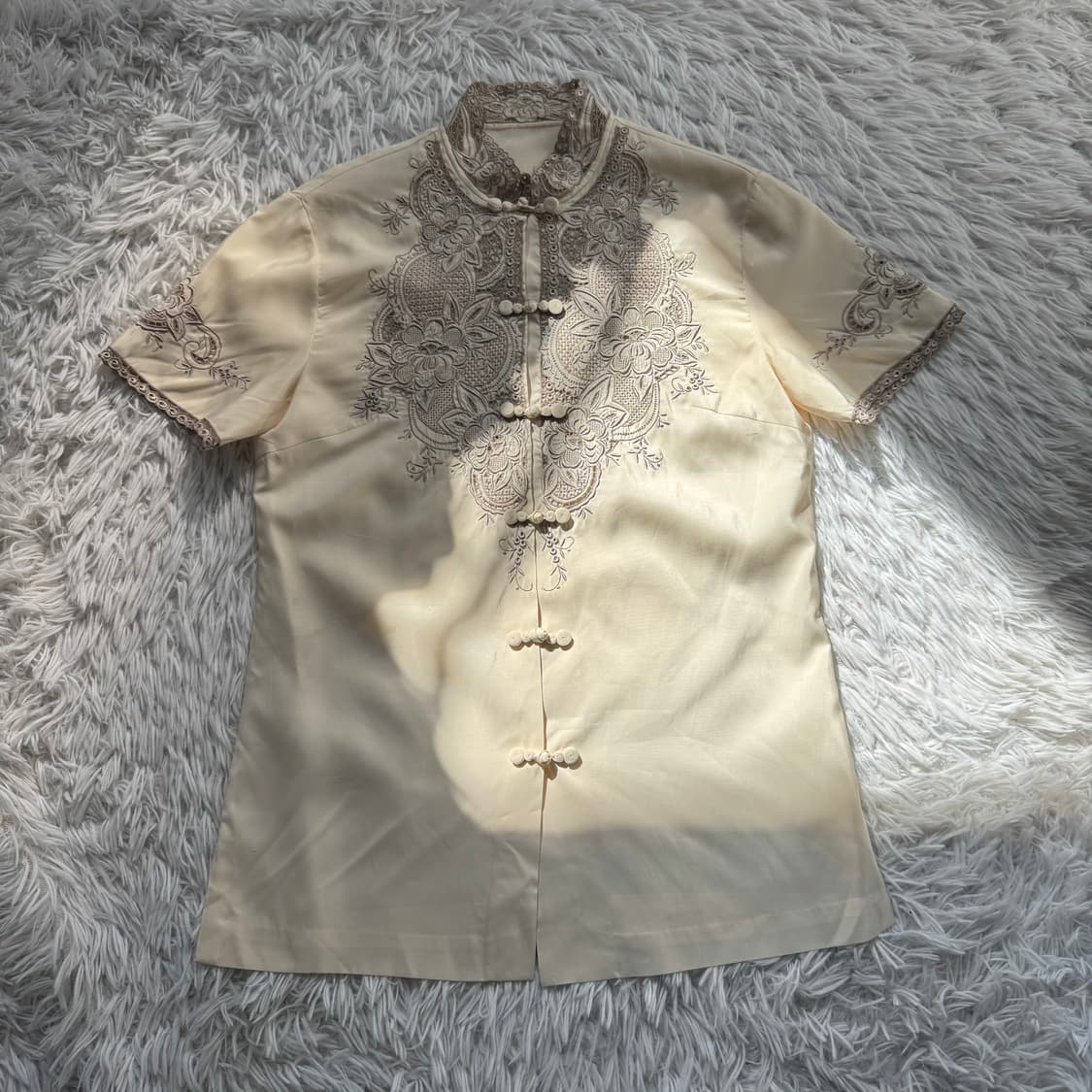 일본빈티지 보헤미안 빈티지 반팔 셔츠 에스닉 셔츠 차이나셔츠 에스닉셔츠 상품이미지2