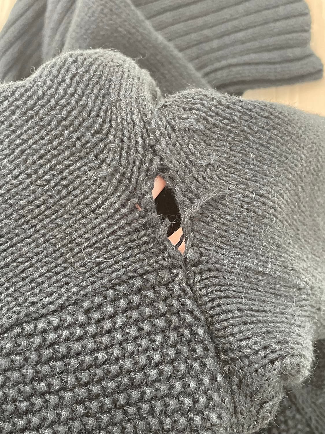 dkny jeans 하이틴 네이비 니트집업 상품이미지9