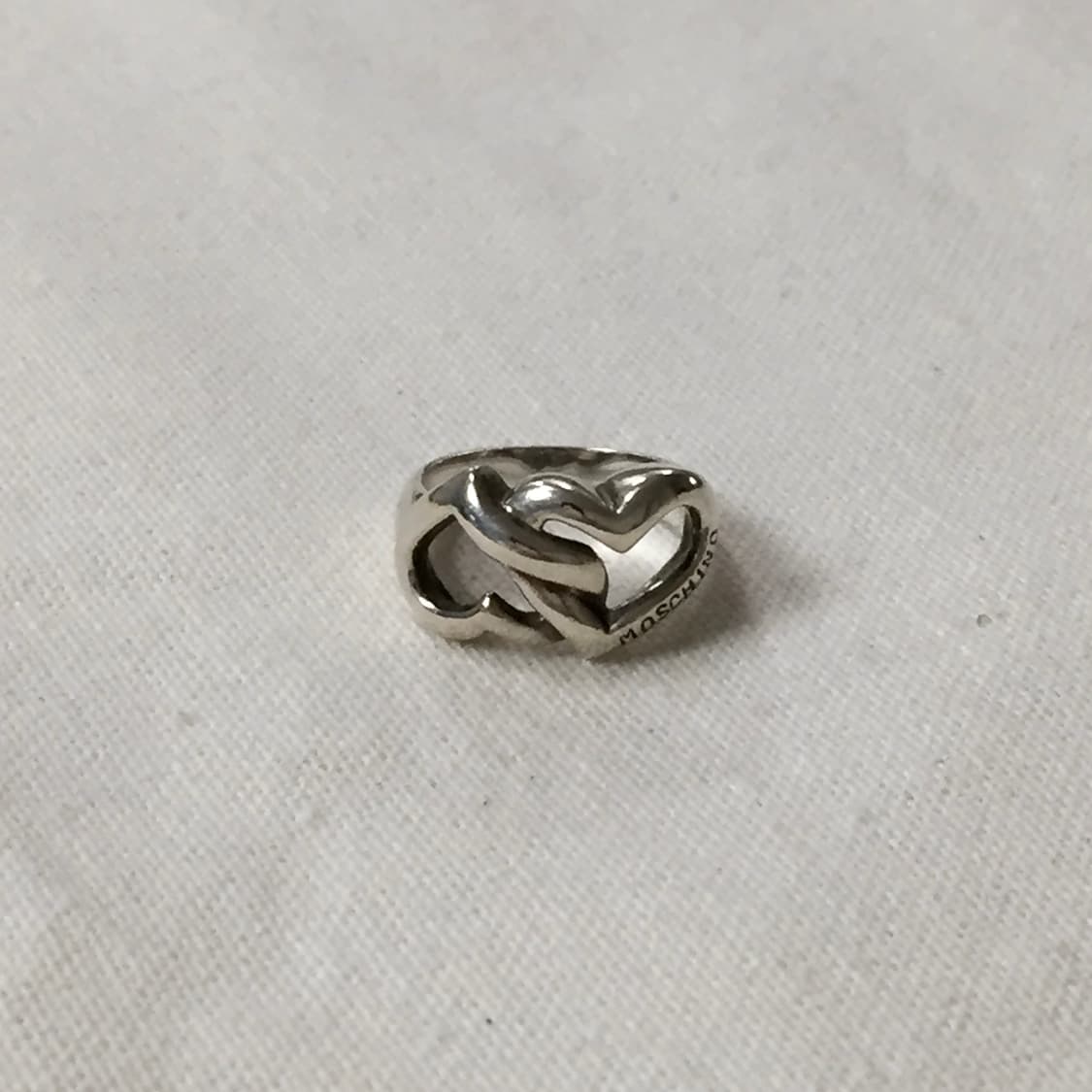 모스키노 더블하트 반지/모스키노 볼드링/모스키노 925은반지 상품이미지1