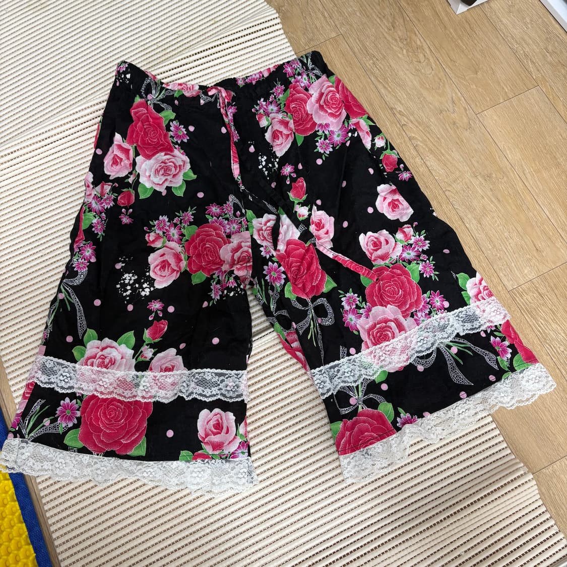 장미 레이스 유카타 세트 모모코 잠옷 히메갸루 상품이미지6