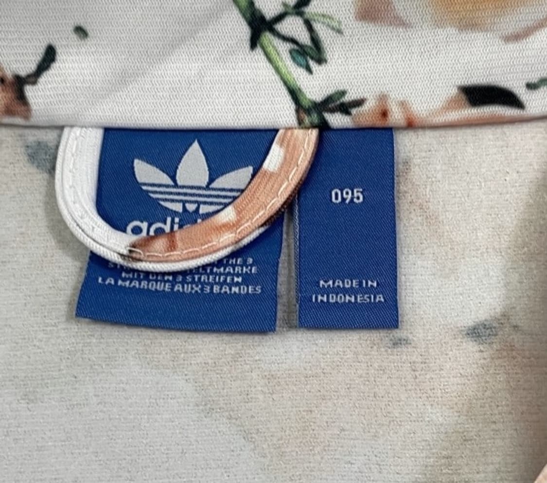 아디다스 희귀 빅로고 플라워 트랙탑 져지집업 95/M 상품이미지4