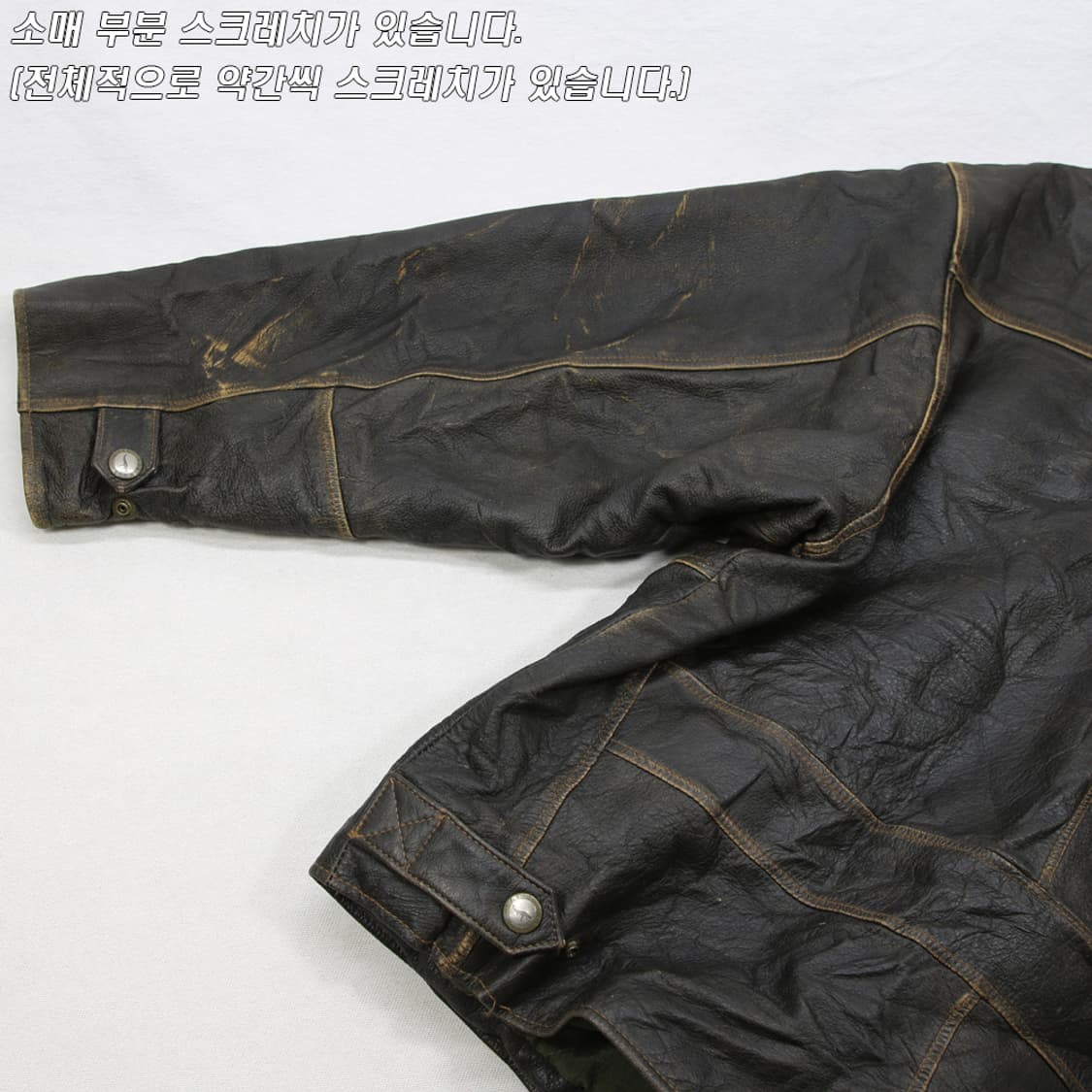 (착용컷) LES MUES 레더 자켓 (남성용 103) 상품이미지10