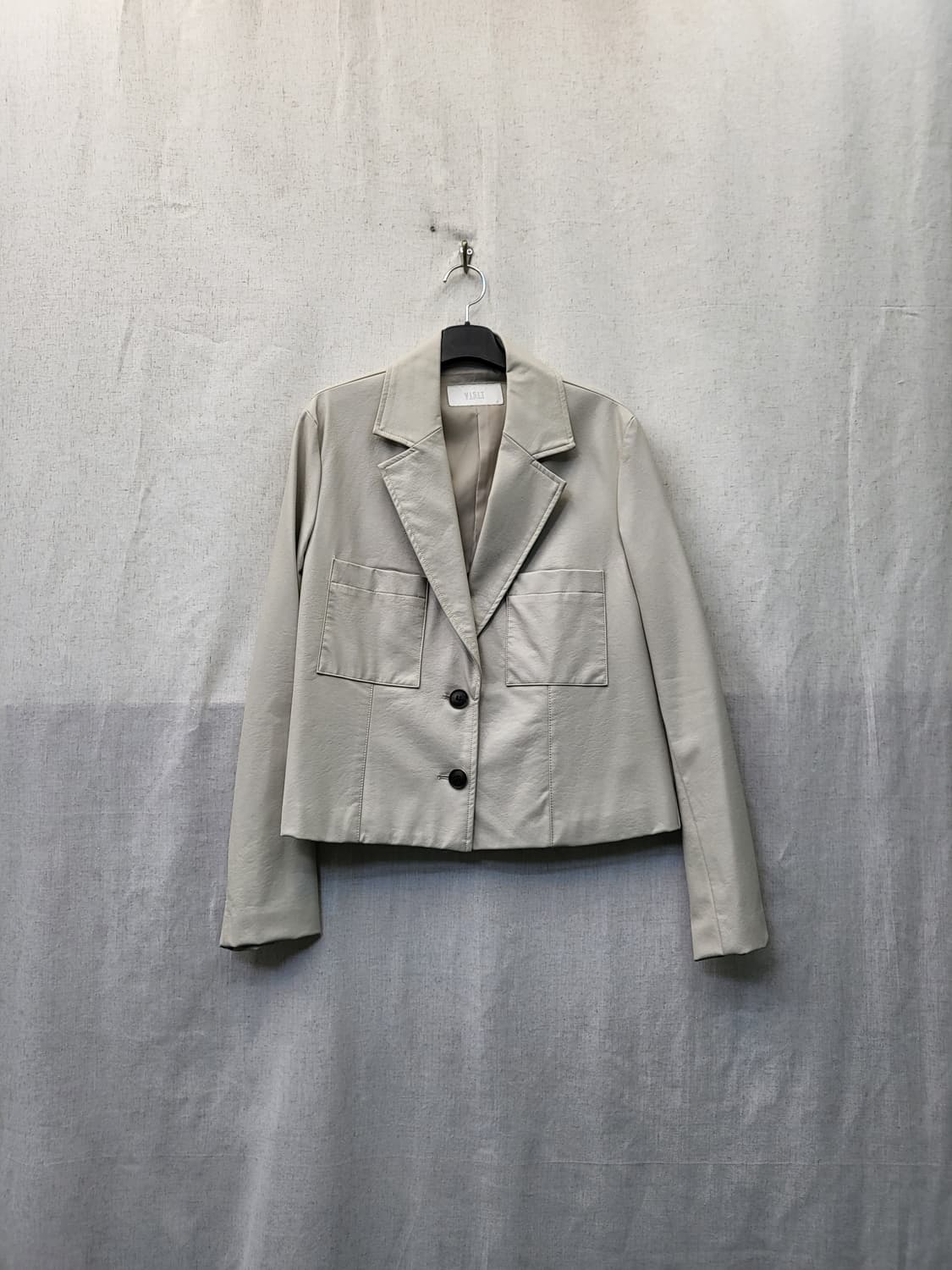 비지트인뉴욕 가죽 블레이져 상품이미지1