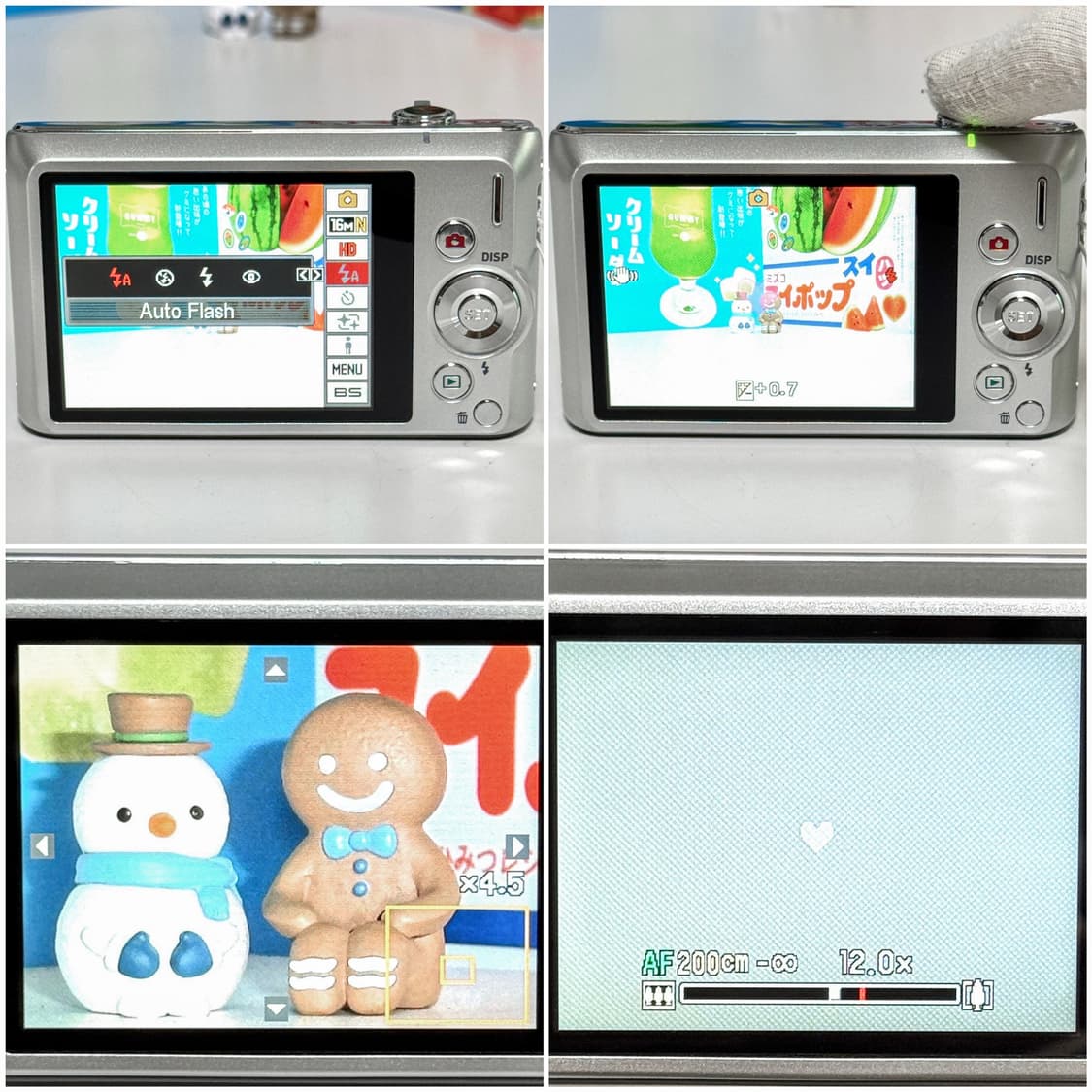 카시오 엑슬림 ZS180 실버 빈티지디카 상품이미지4