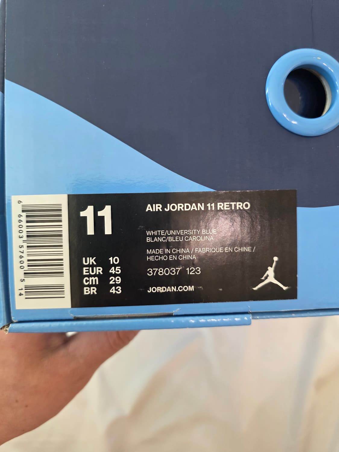 조던 11 레트로 윈라이크82 UNC 상품이미지7