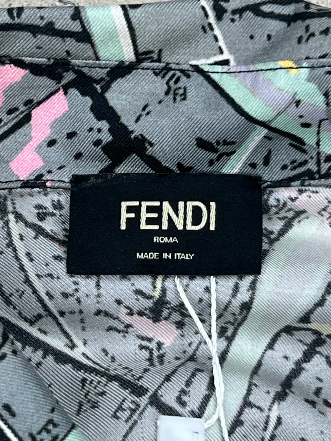 펜디 맵 프린팅 실크 셔츠  상품이미지7