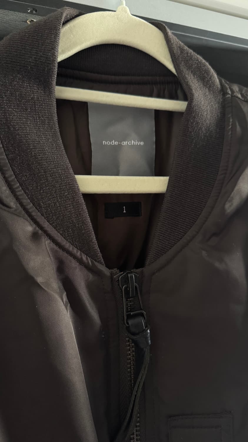 노드아카이브 시티 보이 MA-1 자켓 (모카 브라운) 상품이미지2