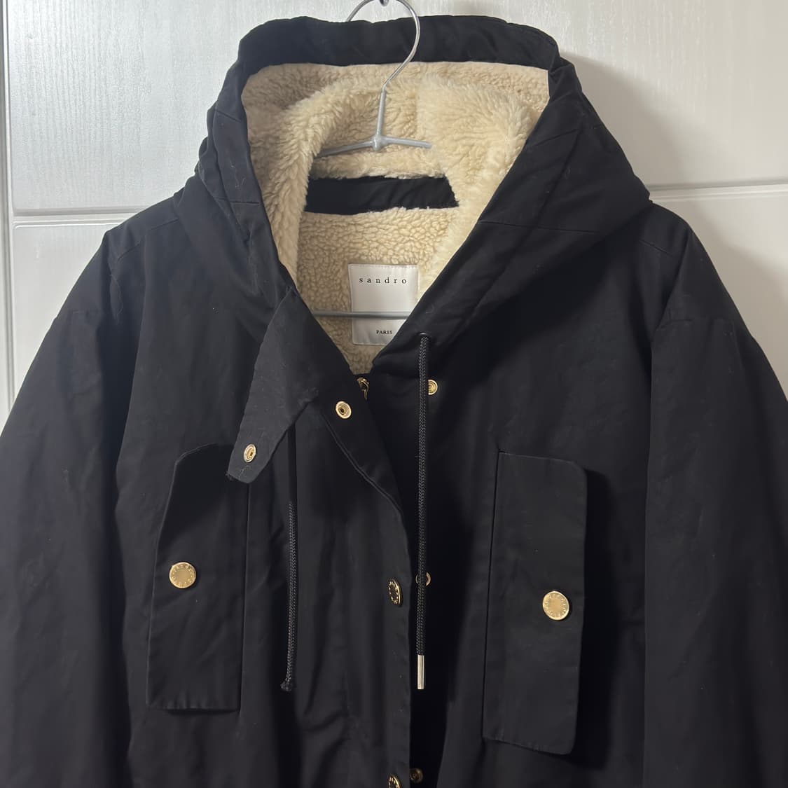 산드로 미드 야상 자켓 점퍼 상품이미지3