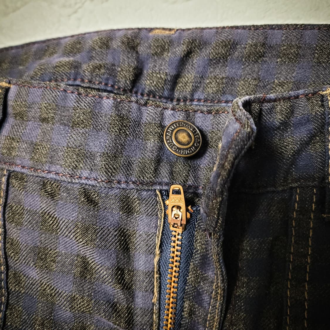 00s Check Pattern Straight Pants 상품이미지5