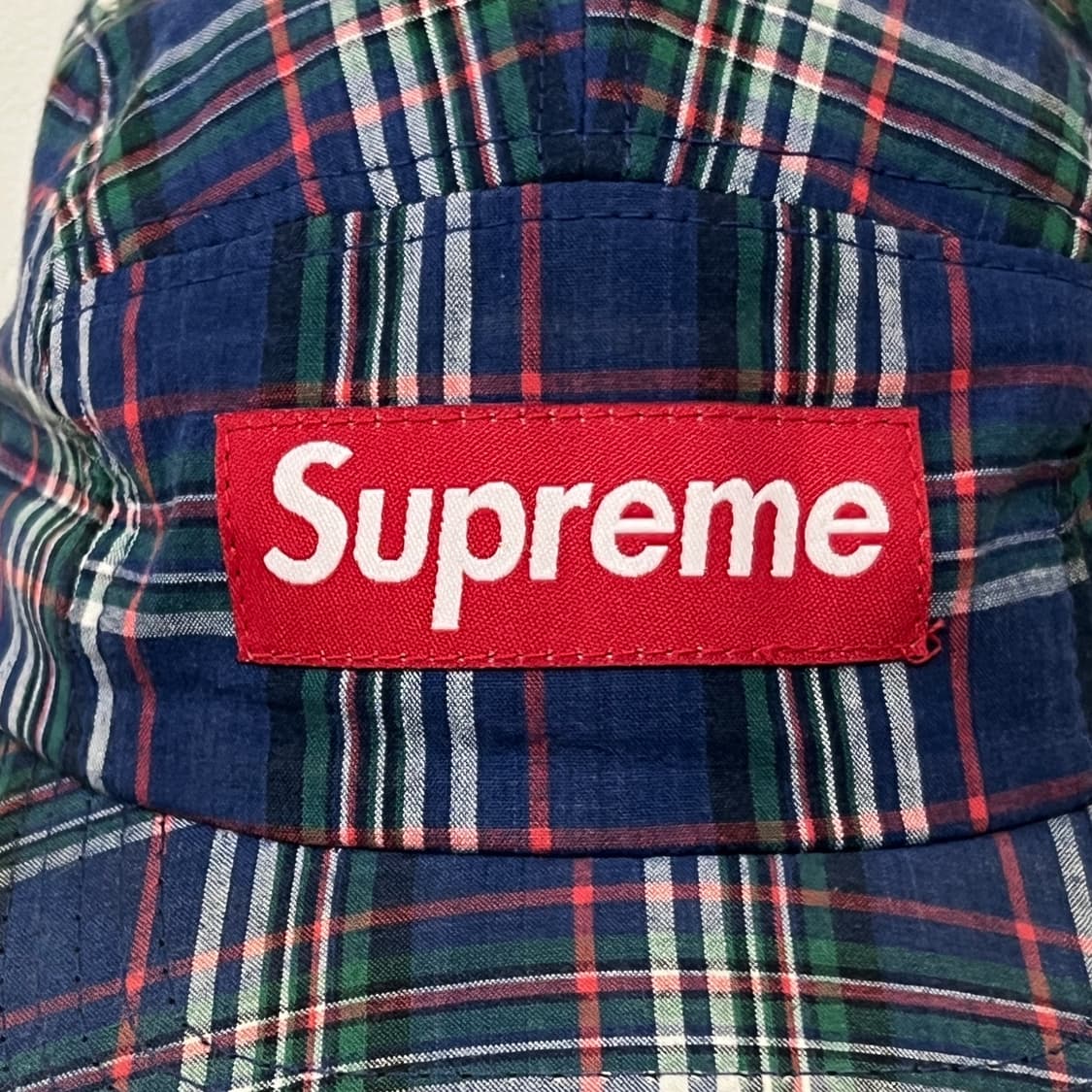 슈프림 2005 플란넬 체크 캠프캡  상품이미지7
