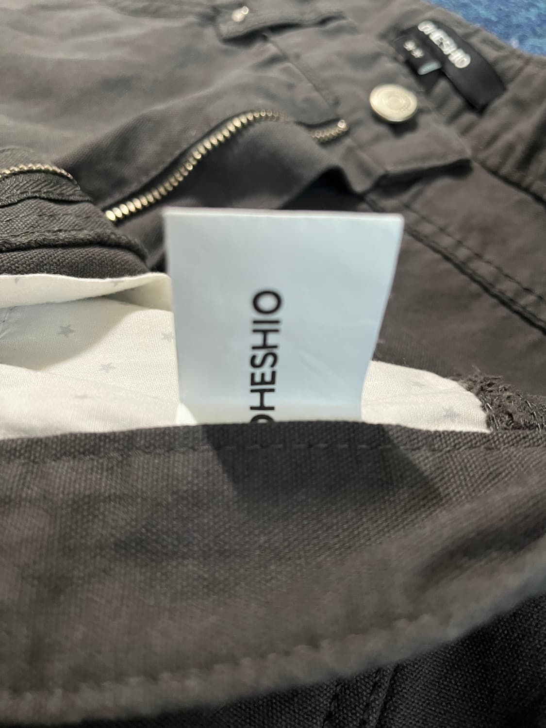 오헤시오 WIDE CURVED PANTS, 카키 상품이미지7