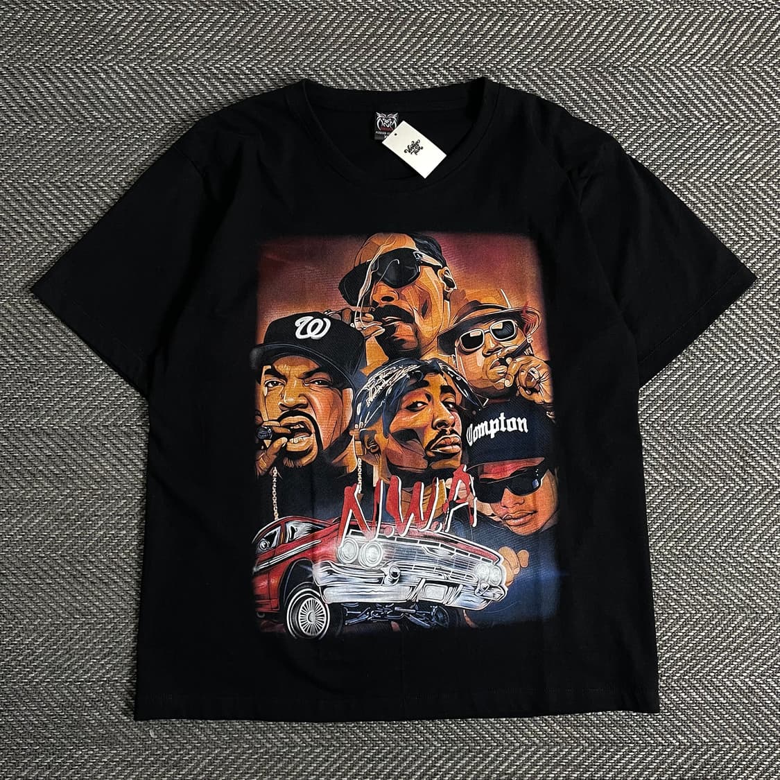 빈티지 투팍 힙합 프린팅 티셔츠o 2846 상품이미지1