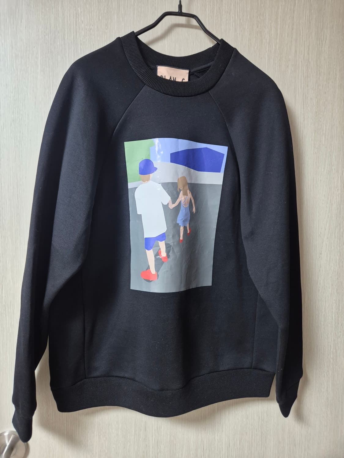 (정품) 플랜씨 맨투맨 여성 프린팅 맨투맨 4  PLAN C 상품이미지1