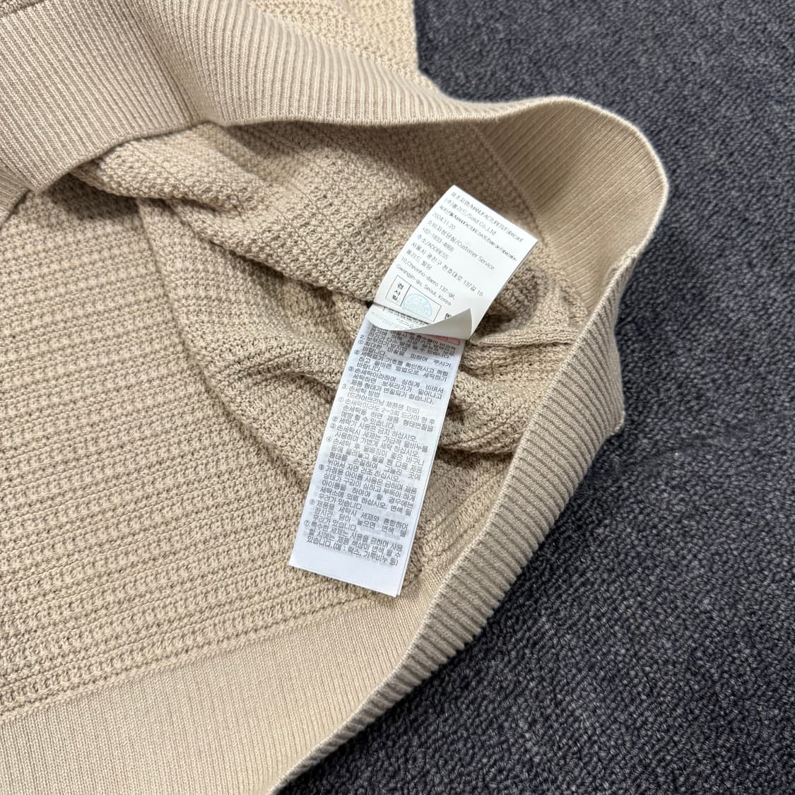 솔리드옴므 니트 카라 반팔티 상품이미지8