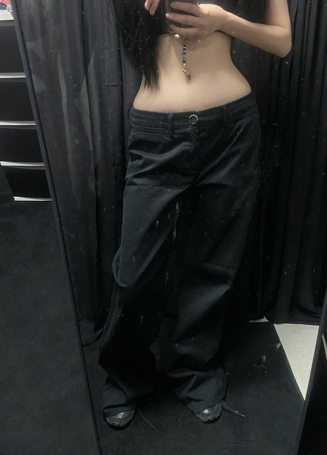 low-rise wide fit chino pants 상품이미지1