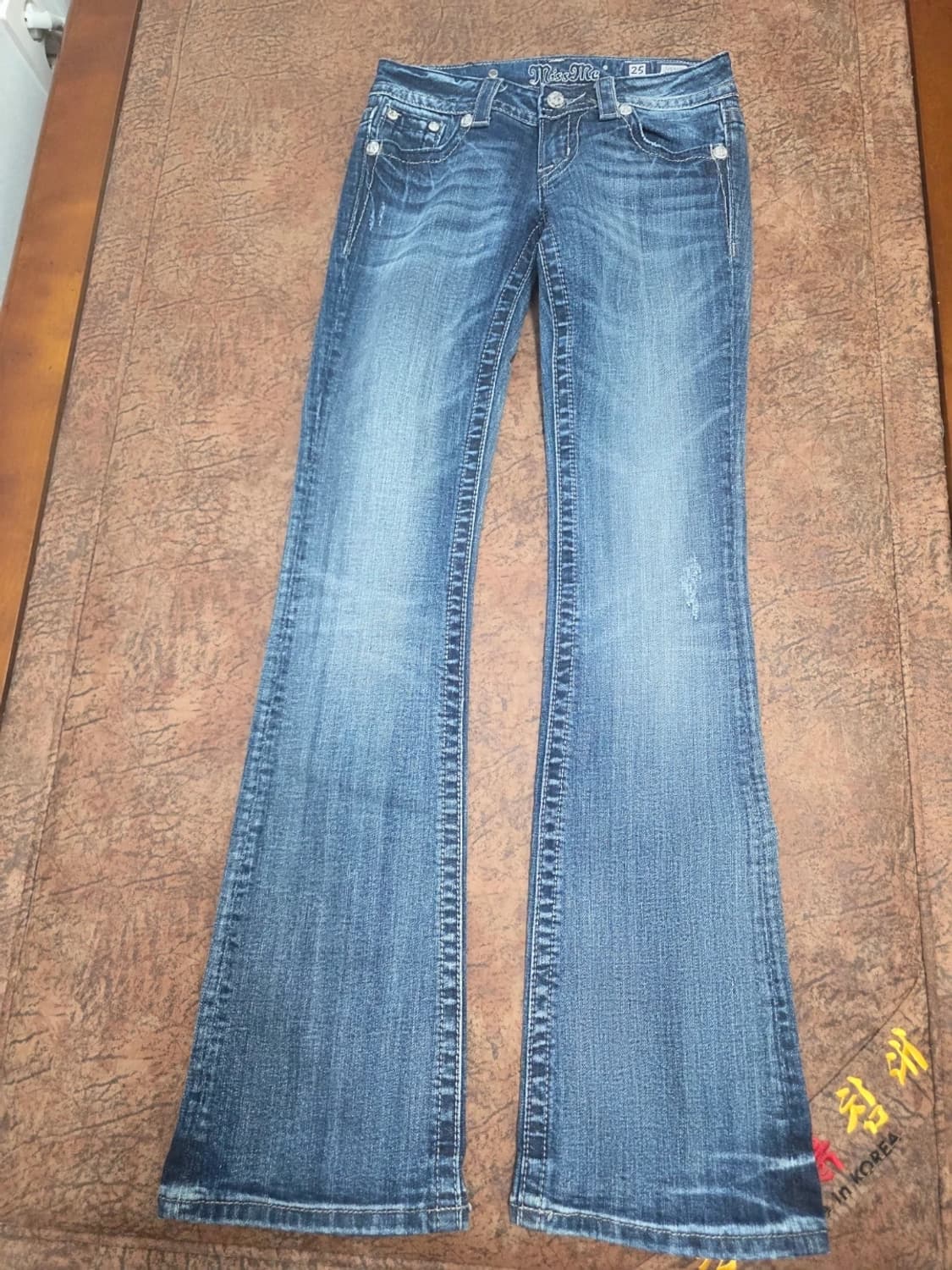 MISS ME 미스미 로루라이즈 부츠컷 데님 팬츠 25 상품이미지6