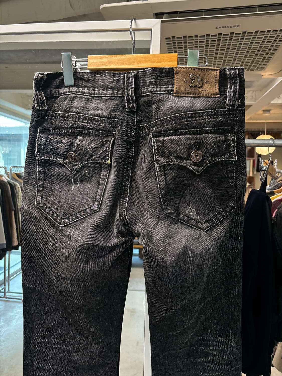 버커루 데님 와이드팬츠 상품이미지7