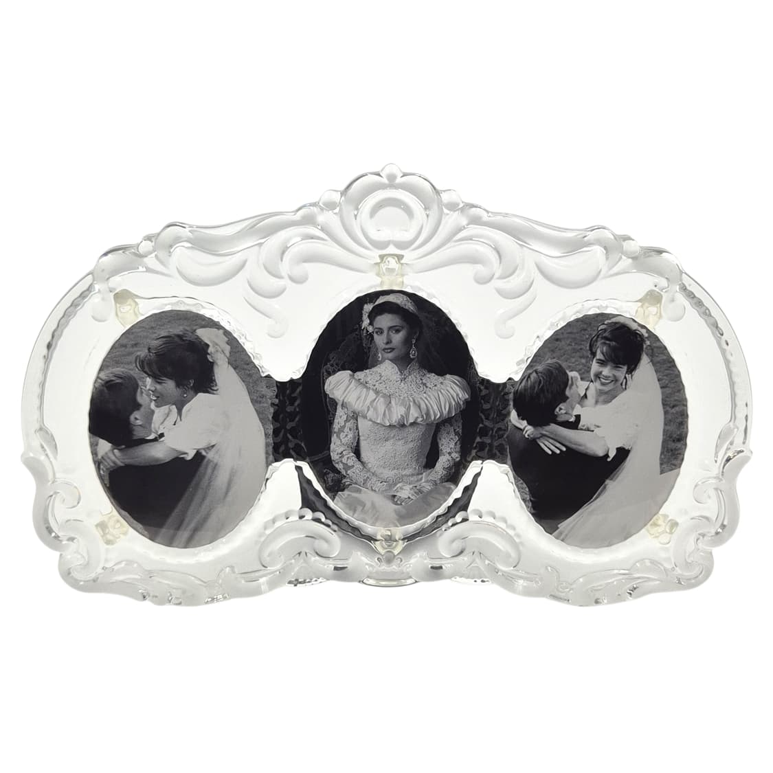 80s 독일 미카사 엔틱 크리스탈 3구 액자 상품이미지1