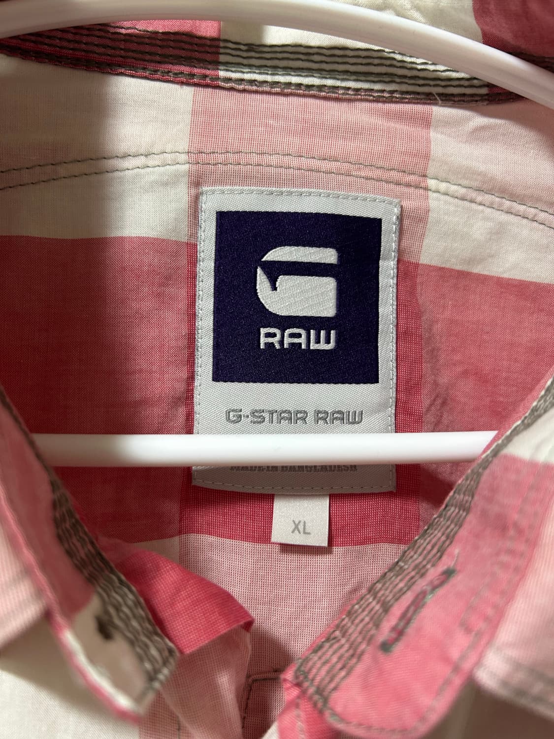 G star raw 체크 반소매 셔츠 상품이미지3