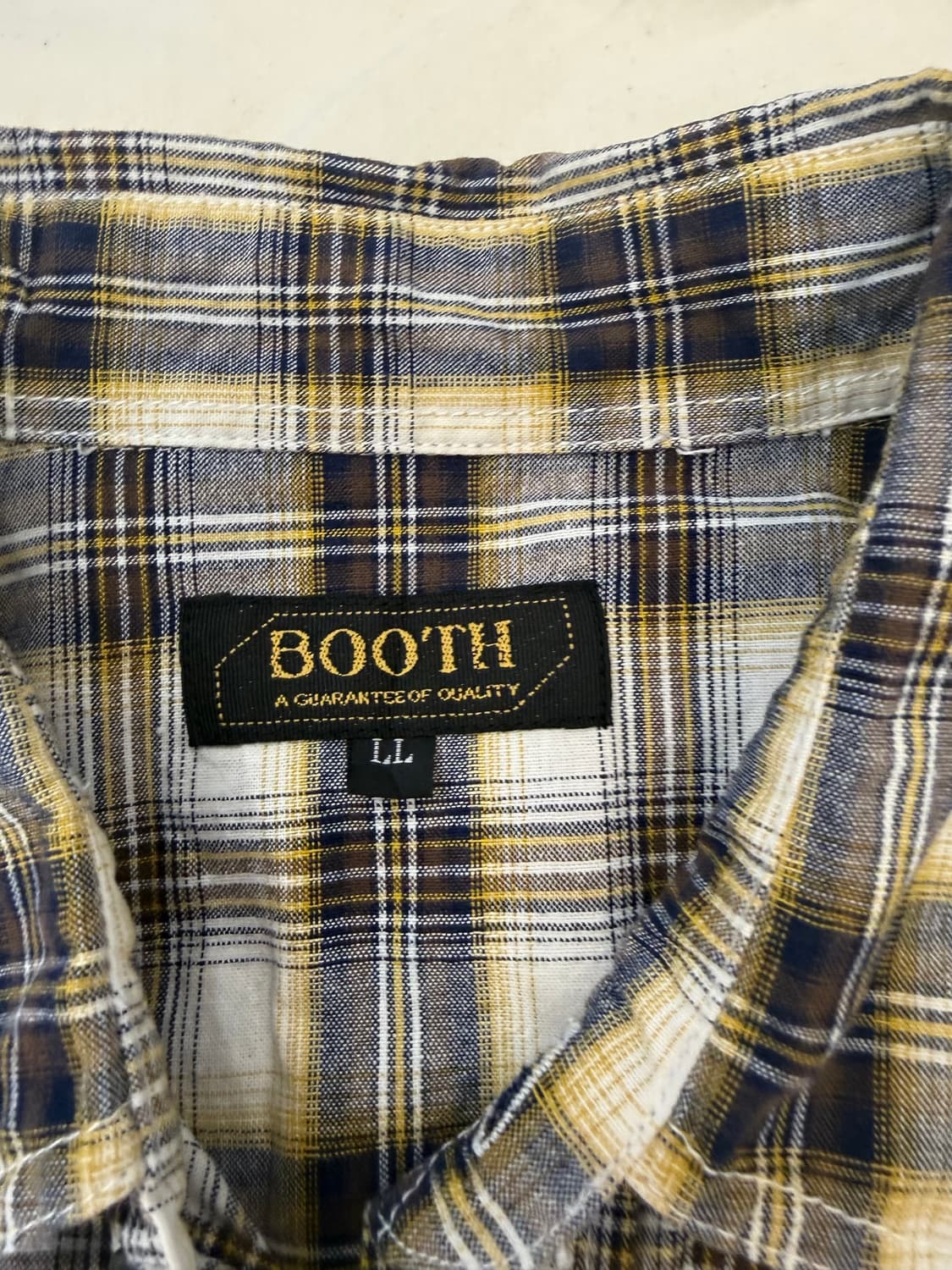 BOOTH 웨스턴 체크 셔츠 상품이미지3