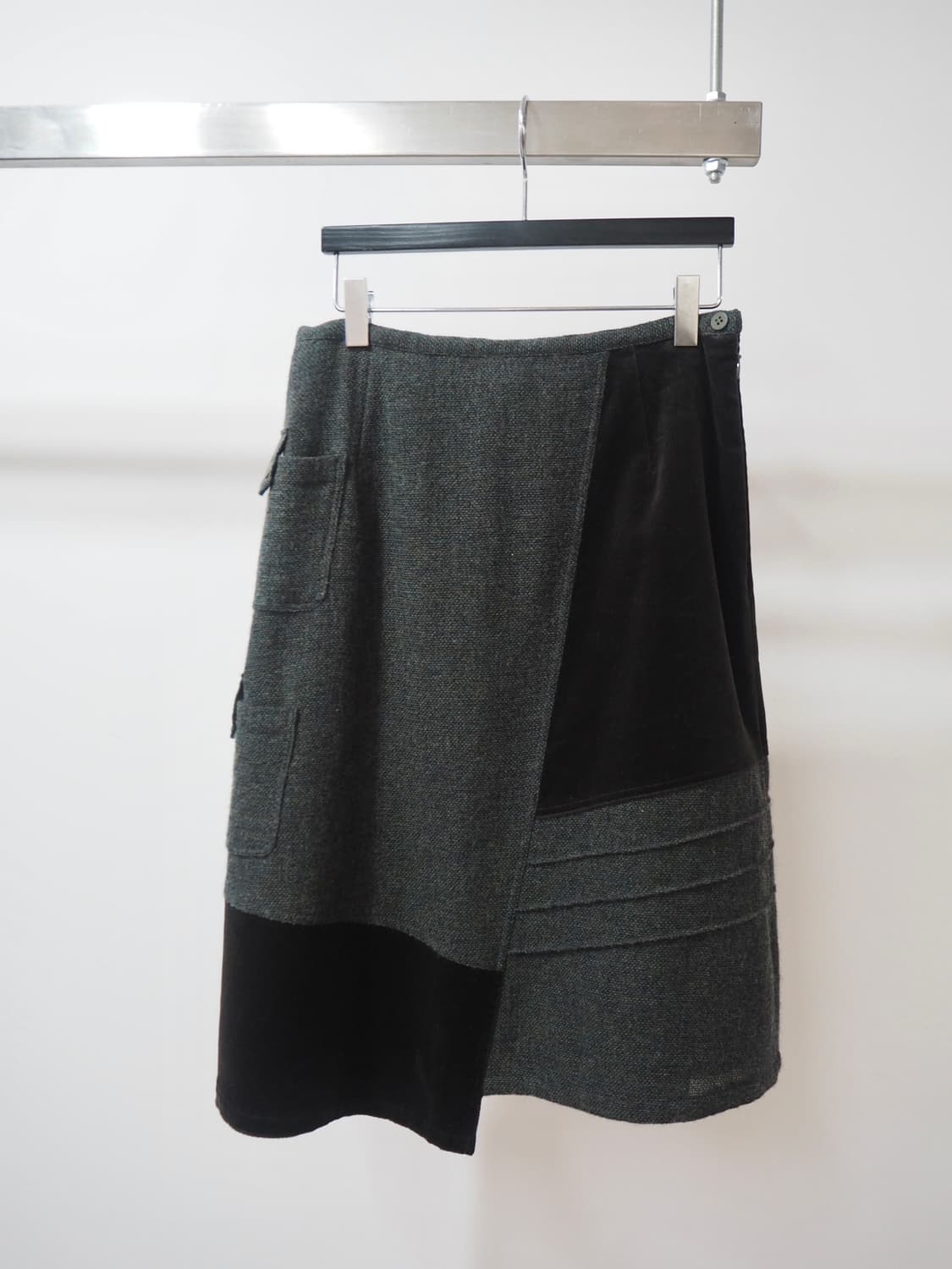 una classe wool skirt  상품이미지1