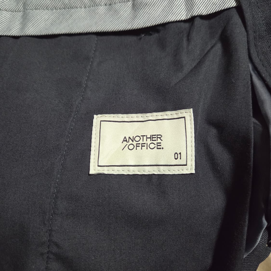 [1] 어나더오피스 레거시 울 트라우저 차콜 / 다크그레이 슬랙스 팬츠 상품이미지4