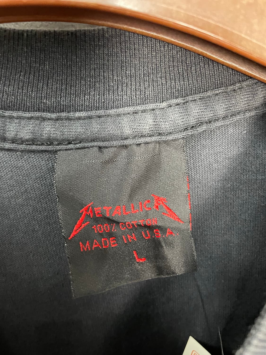 빈티지 메탈리카 King Nothing 아트워크 롱슬리브 H2544 상품이미지6