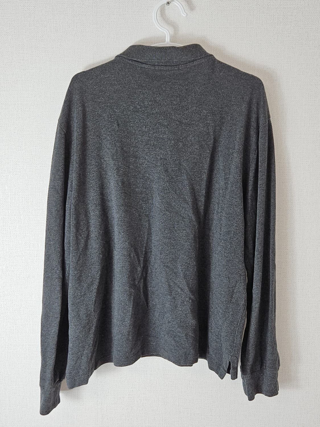 폴로 랄프로렌 신형 카라티셔츠 긴팔 챠콜 L 상품이미지4