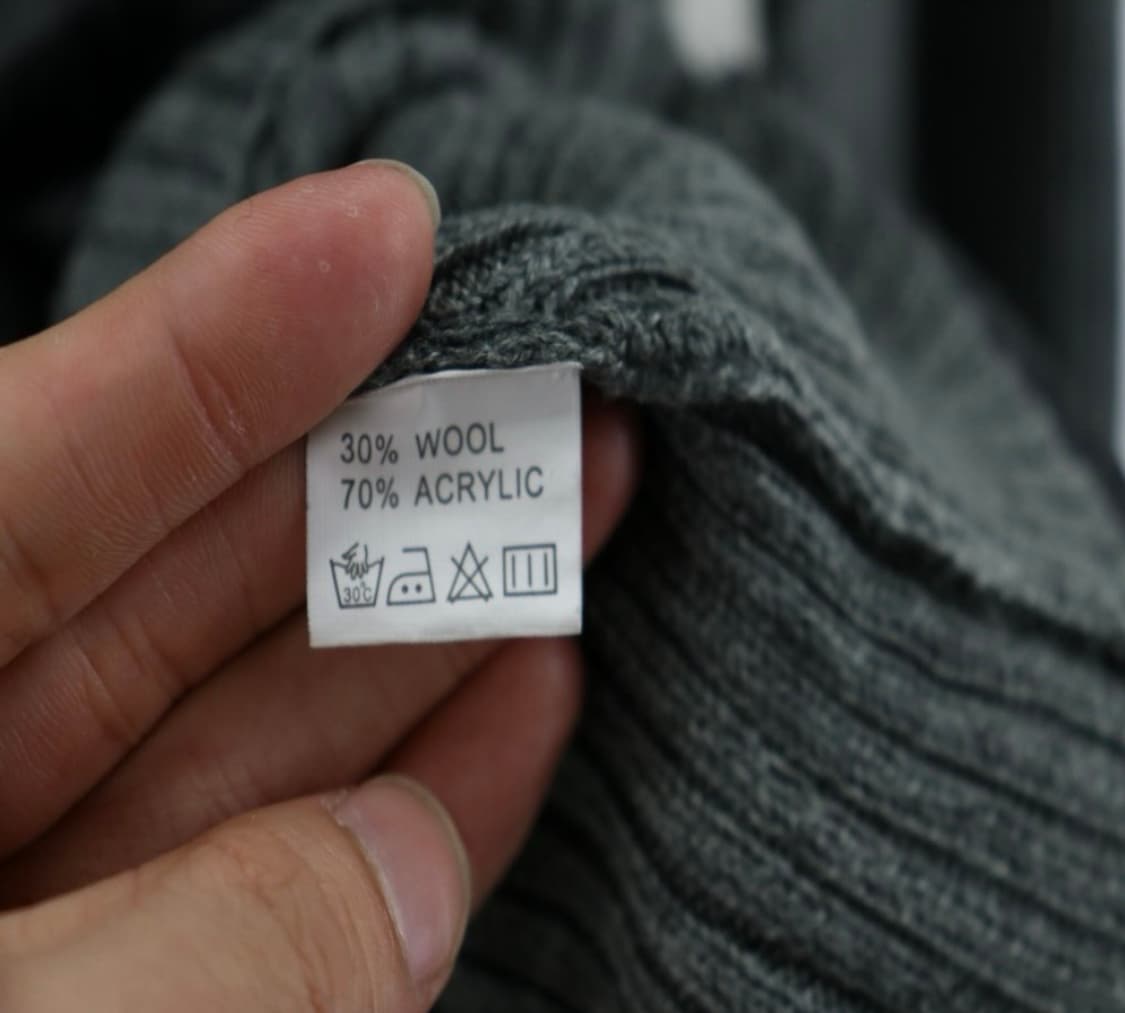 일본 빈티지 누빔 플레어 니트 상품이미지4