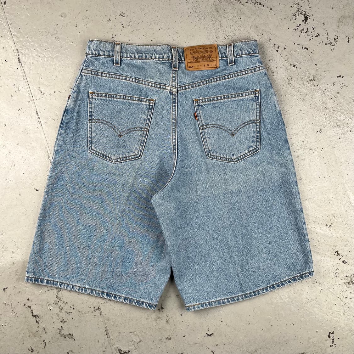 빈티지 리바이스 565 와이드렉 데님쇼츠 상품이미지2