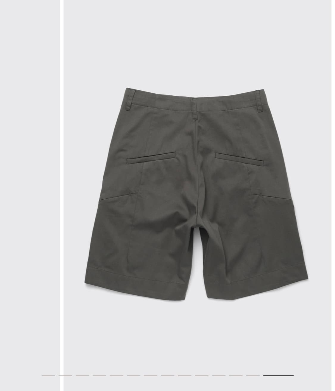 해칭룸 플리츠 쇼츠 버뮤다 4사이즈 상품이미지3