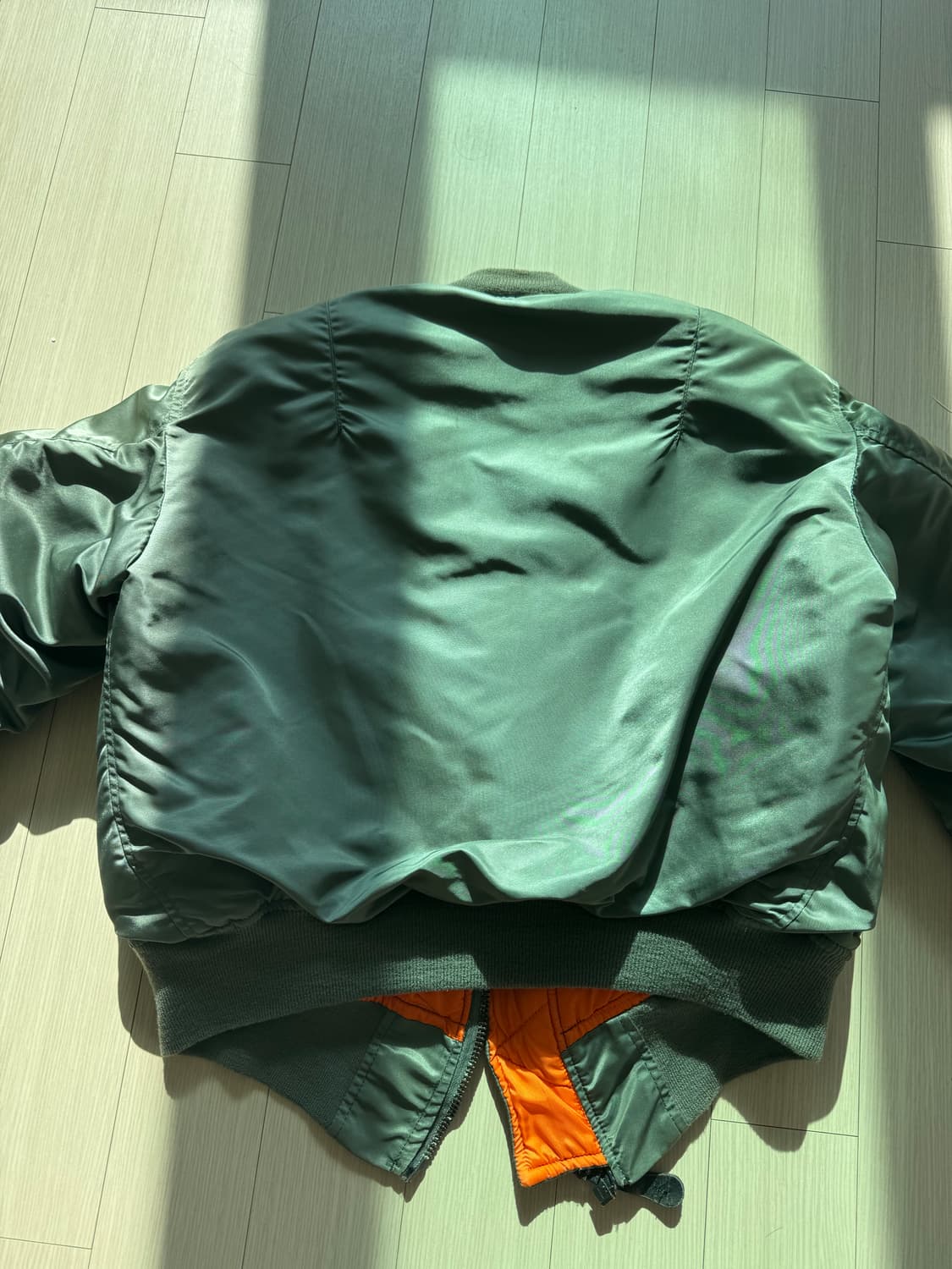 알파인더스트리 ma-1 정밀복각 빈티지 상품이미지6