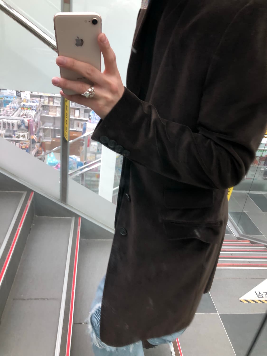 돌체앤가바나 벨벳 테일러드 코트 상품이미지2