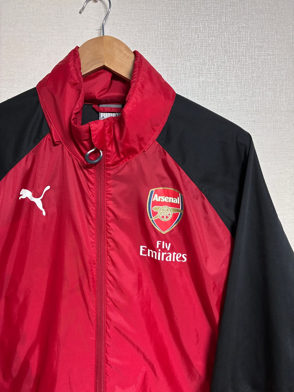 빈티지 아스날 바람막이 레드/블랙 M 상품이미지1