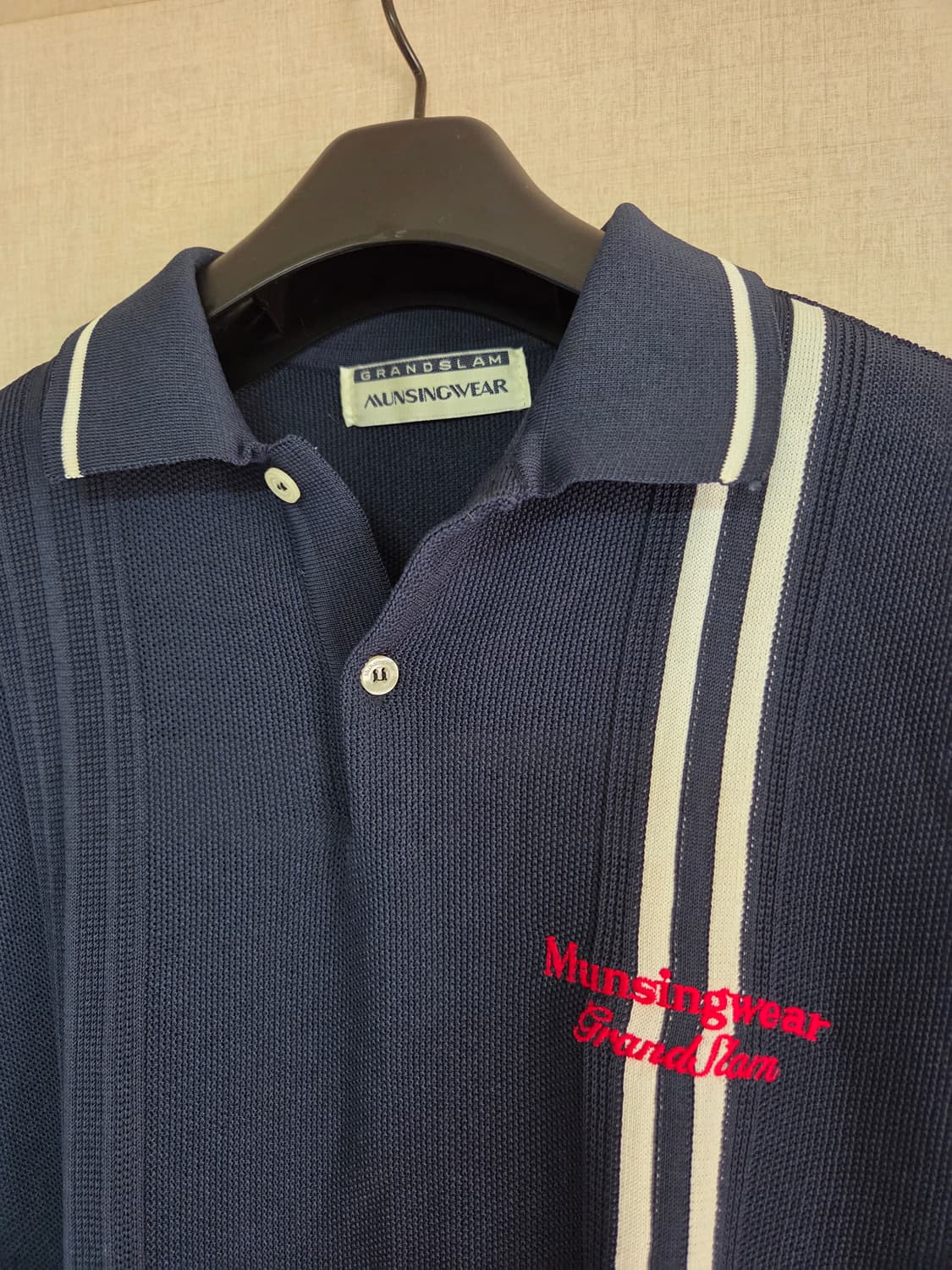 먼싱웨어 네이비 카라반팔티105 상품이미지2