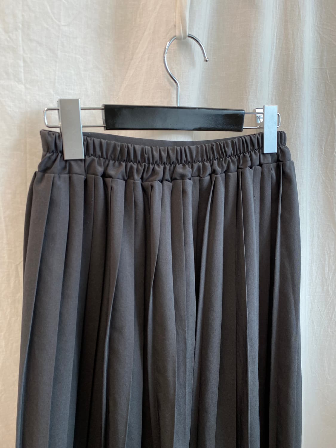 그레이 플리츠 밴딩스커트(23-29) 상품이미지7