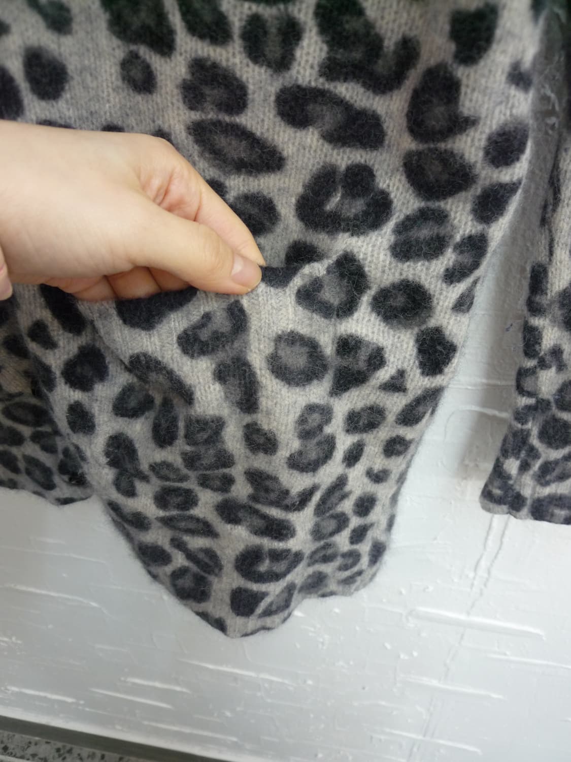 leopard slim fit cardigan 상품이미지6