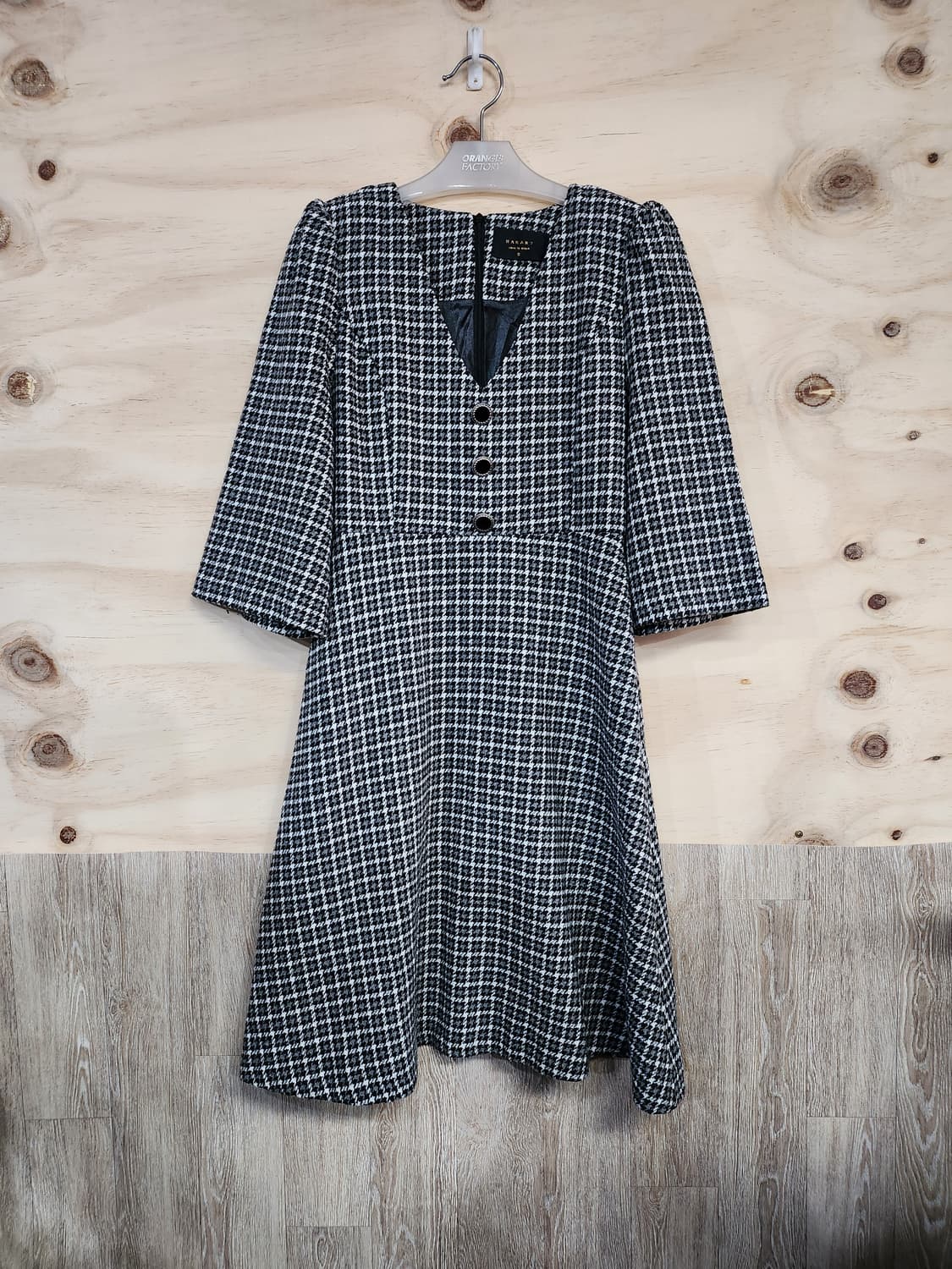 591) 여성 체크원피스 상품이미지1