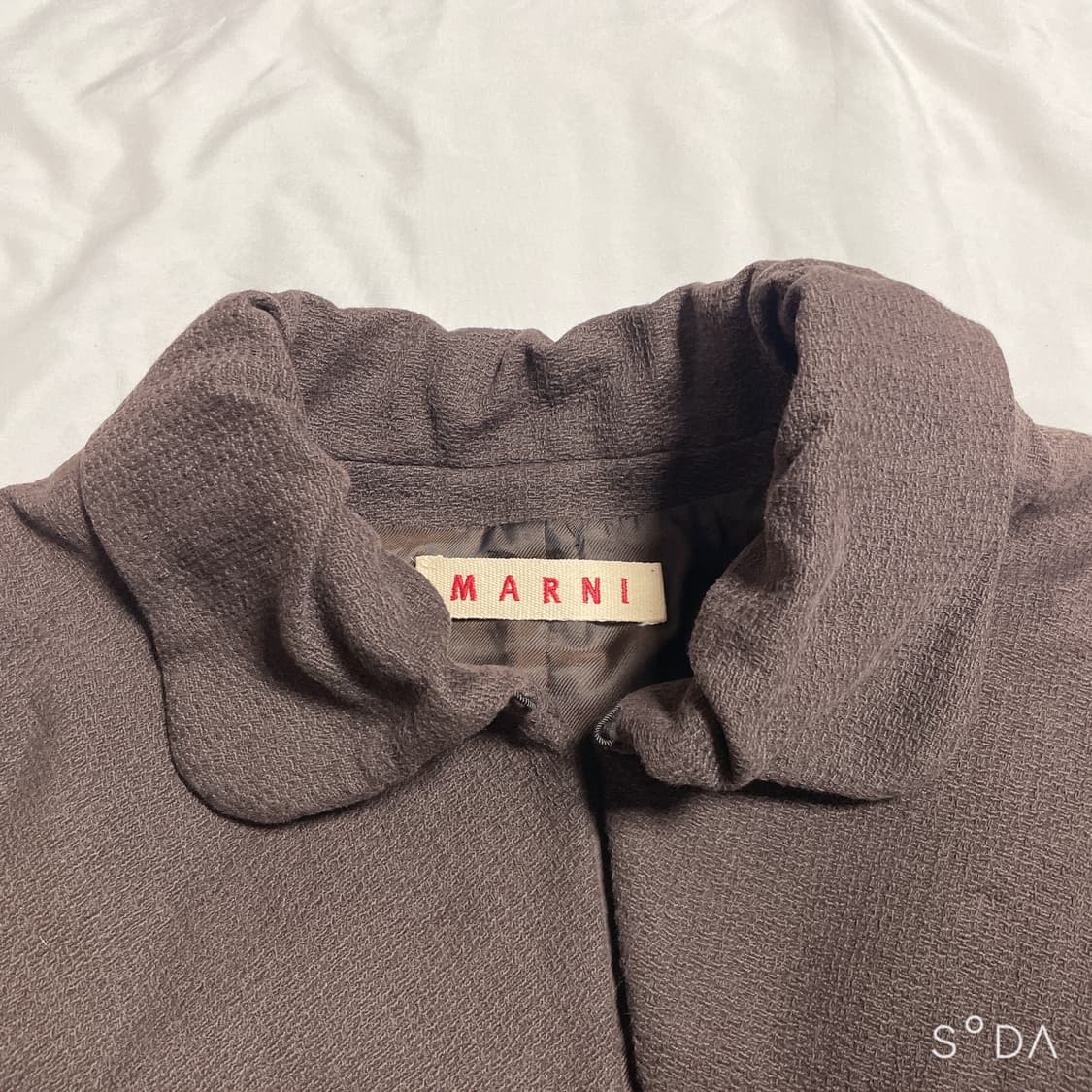 마르니 브라운 카라 자켓 40 상품이미지3