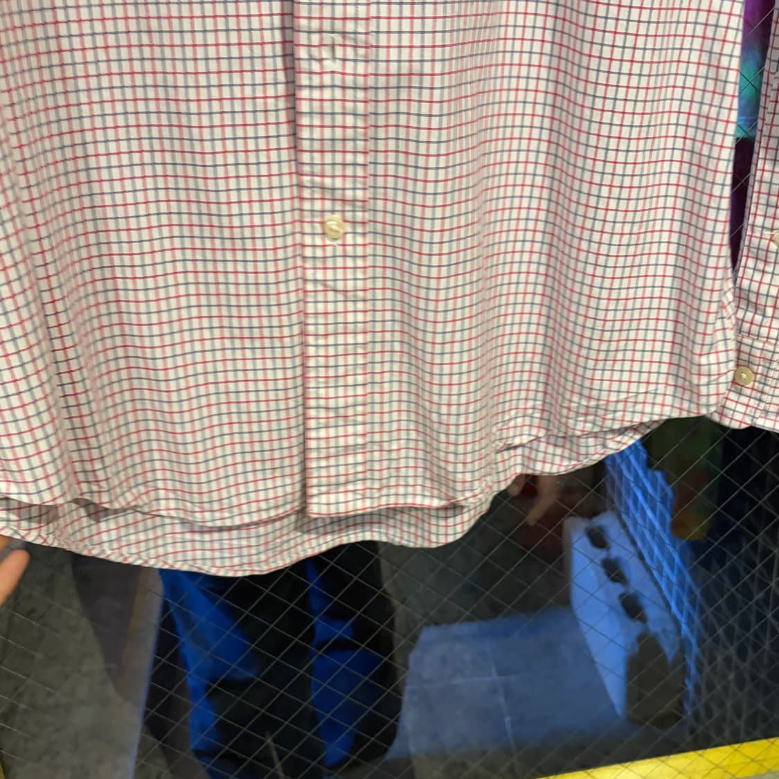 polo 폴로 커스텀핏 블루 레드 체크 셔츠 상품이미지7